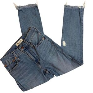 Madewell Jeans Vintage straight Leg‎ 23P BLEACH STAIN